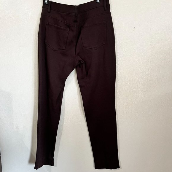 Chicos So Slimming Brown Pants Elastic Waist Chico 0.5 Short. - Picture 2 of 8